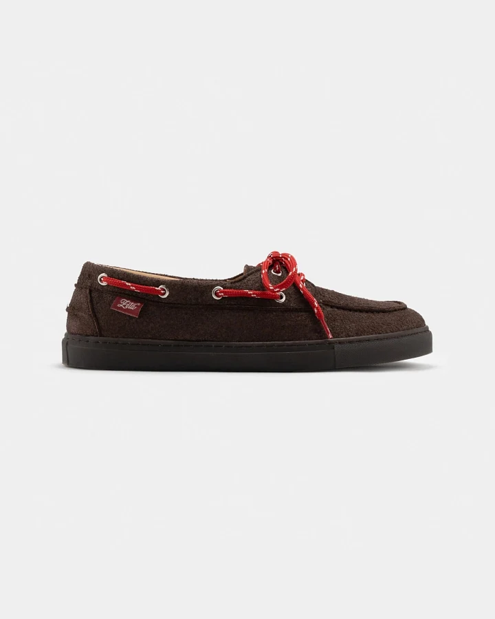 Zèta Damen vegan Schuhe Lagos Hairy Chocolate Brown