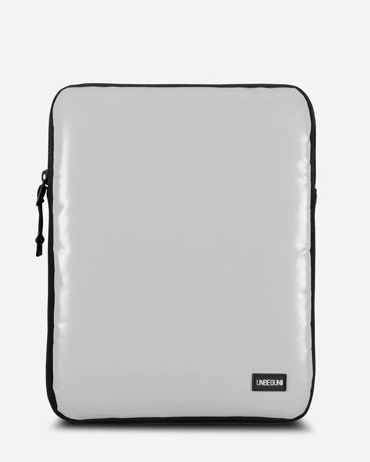 UNBEGUN Herren vegan Tablet Hülle Ipad Hellgrau