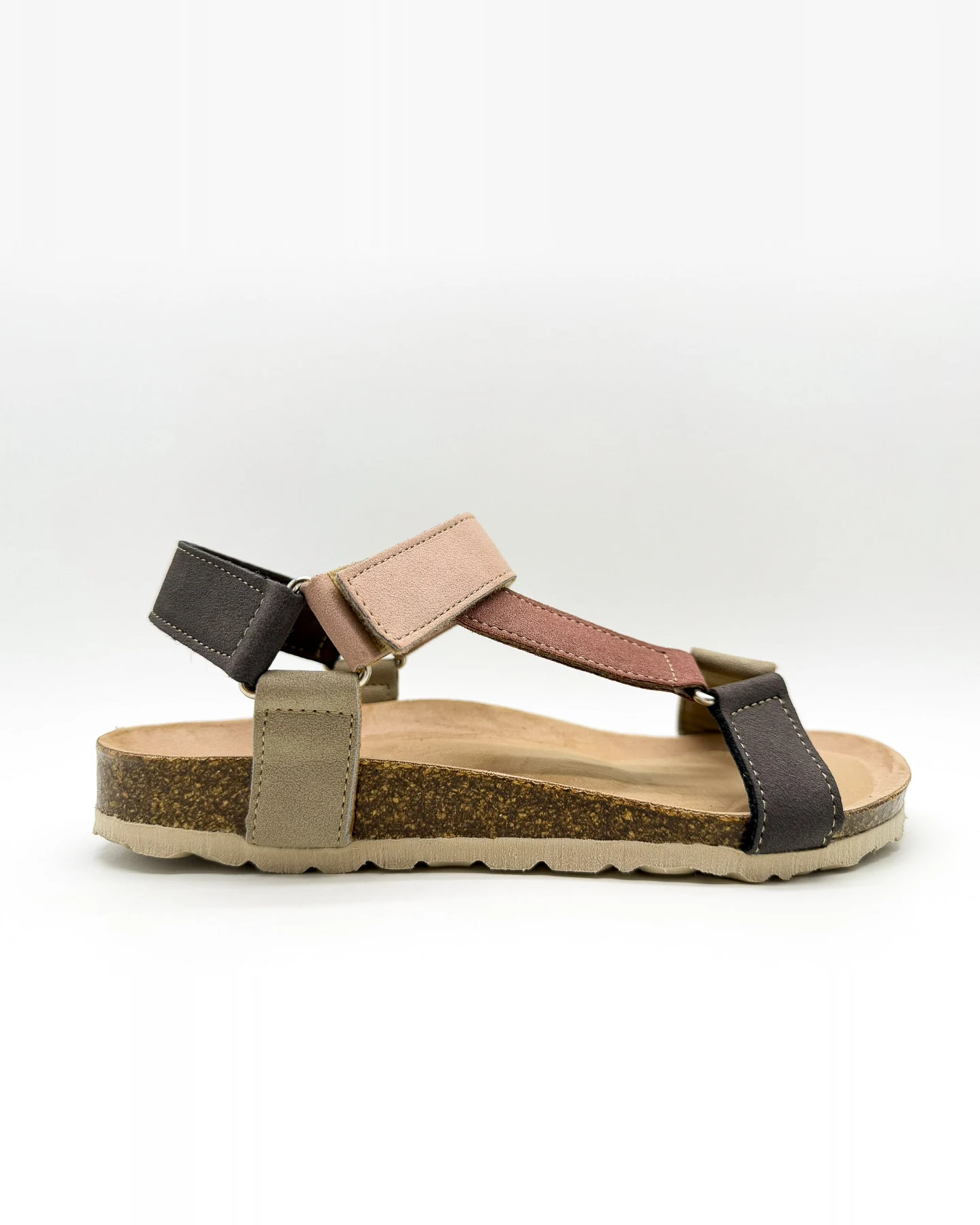 thies Damen vegan Sandalen Eco Bio Trek Multi Rose – Ansicht 2