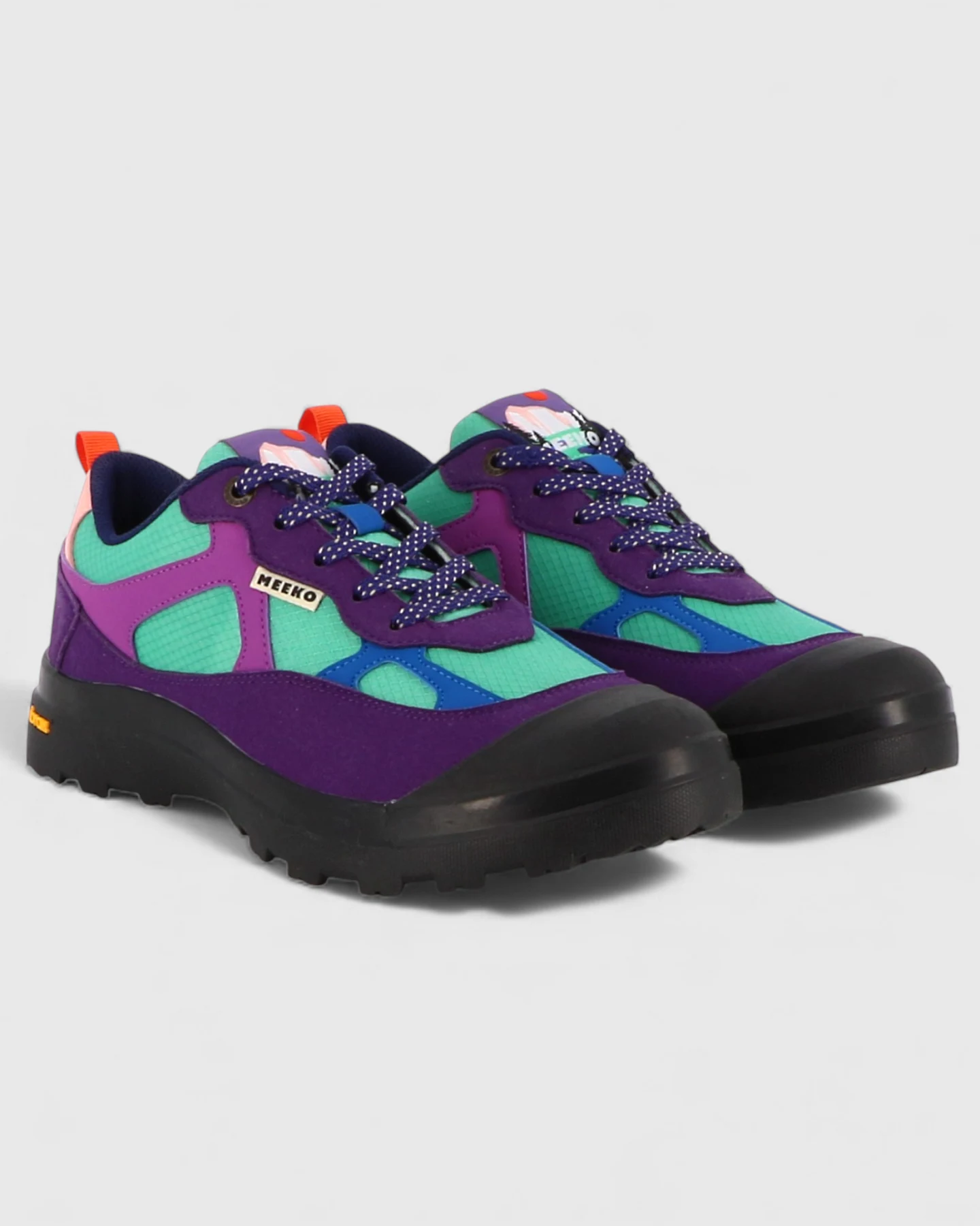 MEEKO Herren vegan Sneaker Nanuk Quetzal Blau/ Lila – Ansicht 2