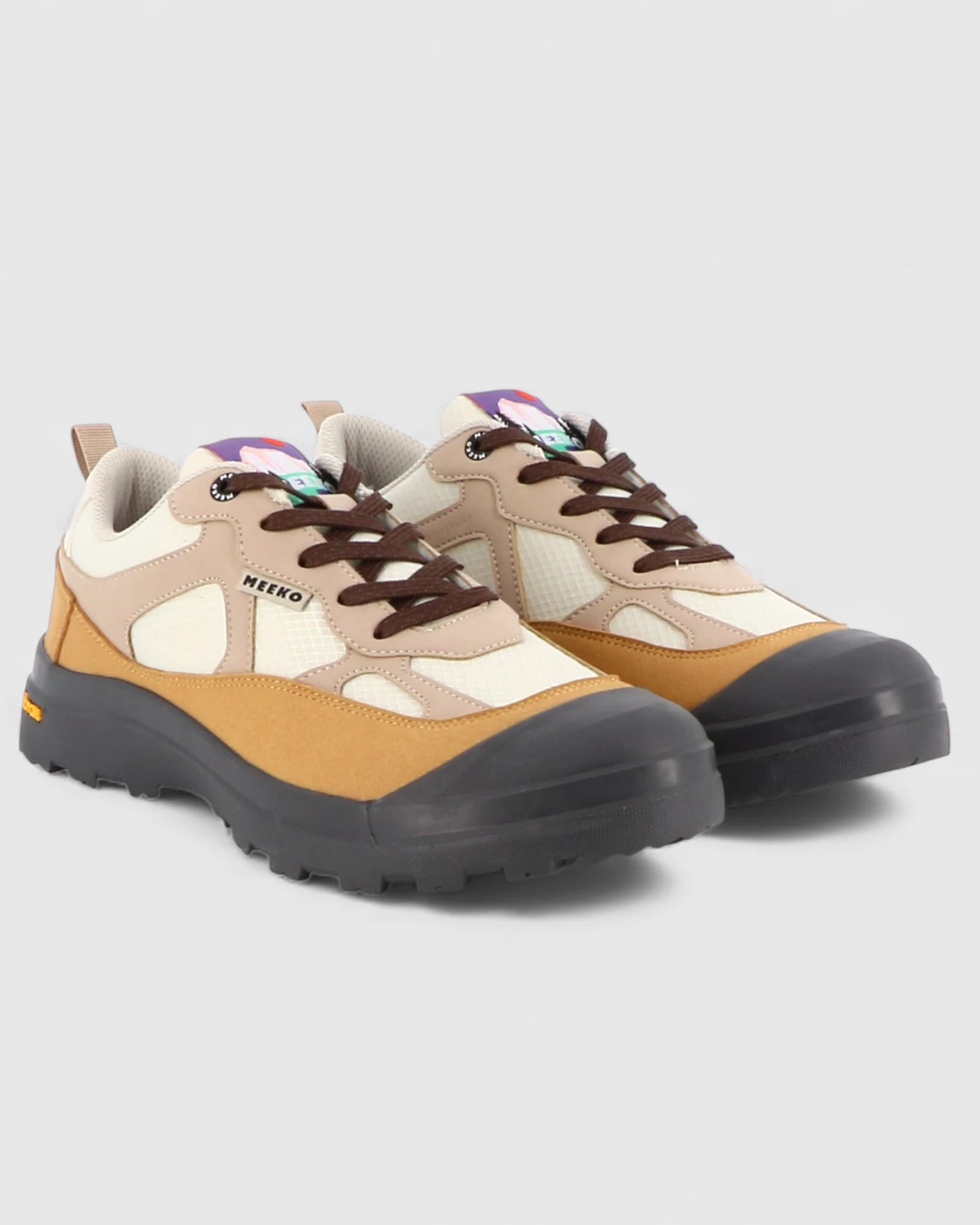 MEEKO Herren vegan Sneaker Nanuk Taupe – Ansicht 2