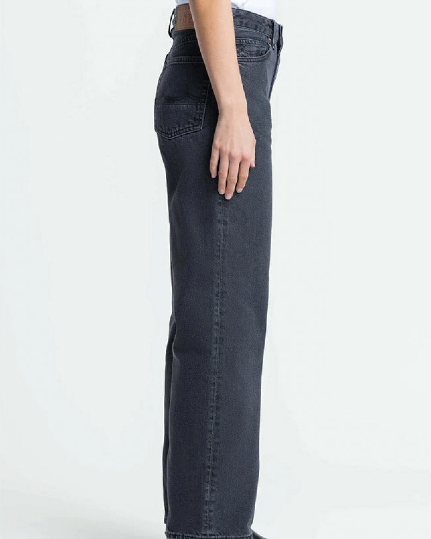 Kings of Indigo Damen vegan Jeans Liora Holo Washed Grau – Ansicht 2