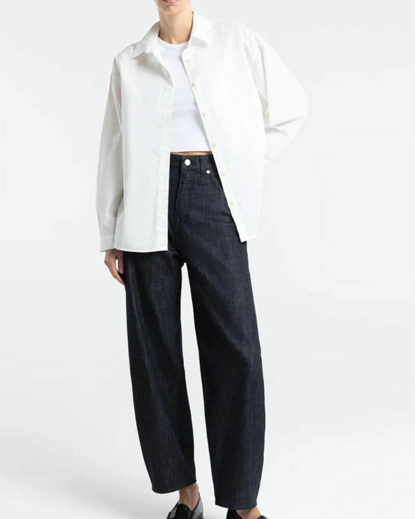 Kings of Indigo Damen vegan Jeans Leila Suse Trocken Dunkelblau – Ansicht 2