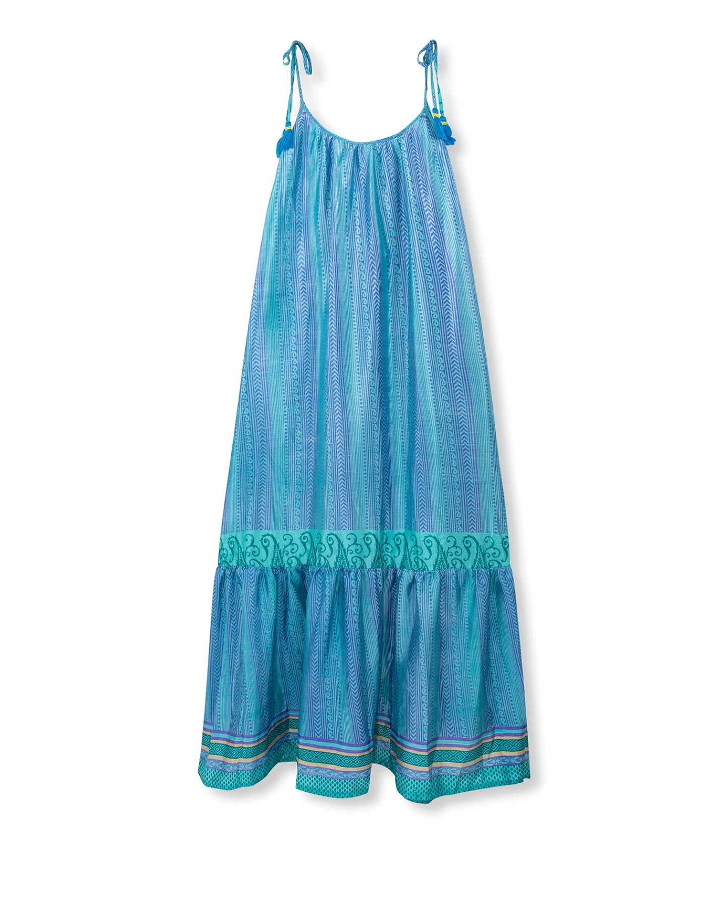 el.résidu Damen vegan Kleid Myra Hellblau – Ansicht 2