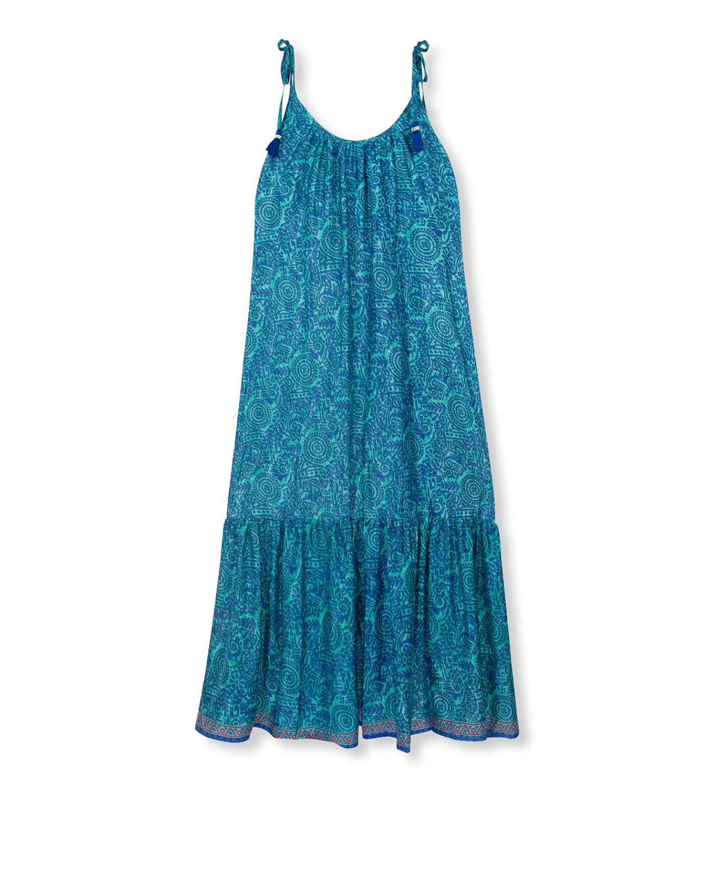 el.résidu Damen vegan Kleid Myra Dunkelblau – Ansicht 2