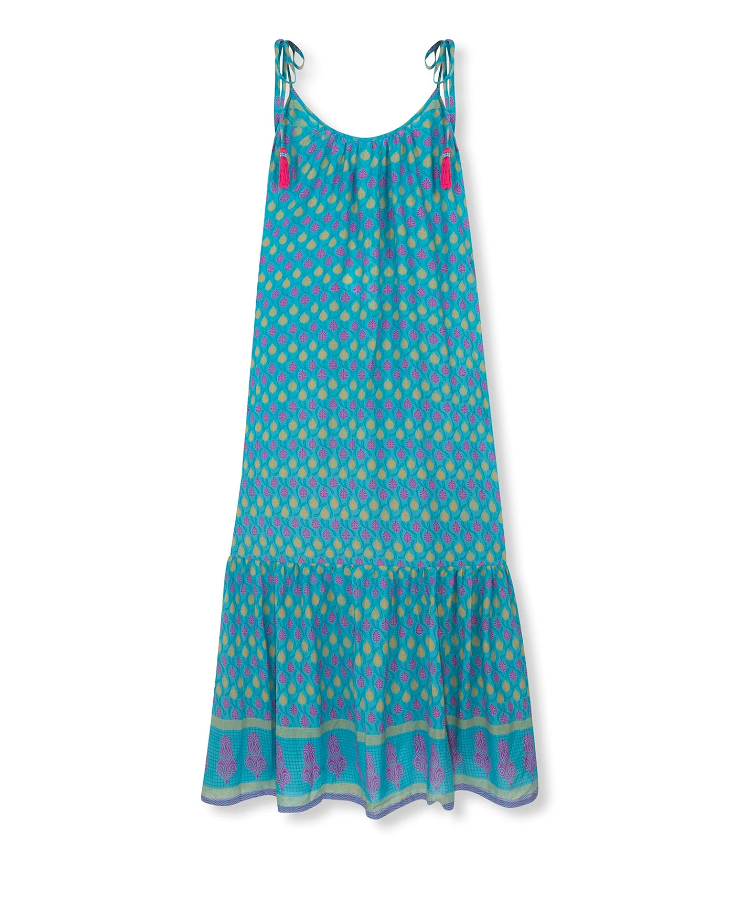 el.résidu Damen vegan Kleid Myra Blau/ Lila – Ansicht 2