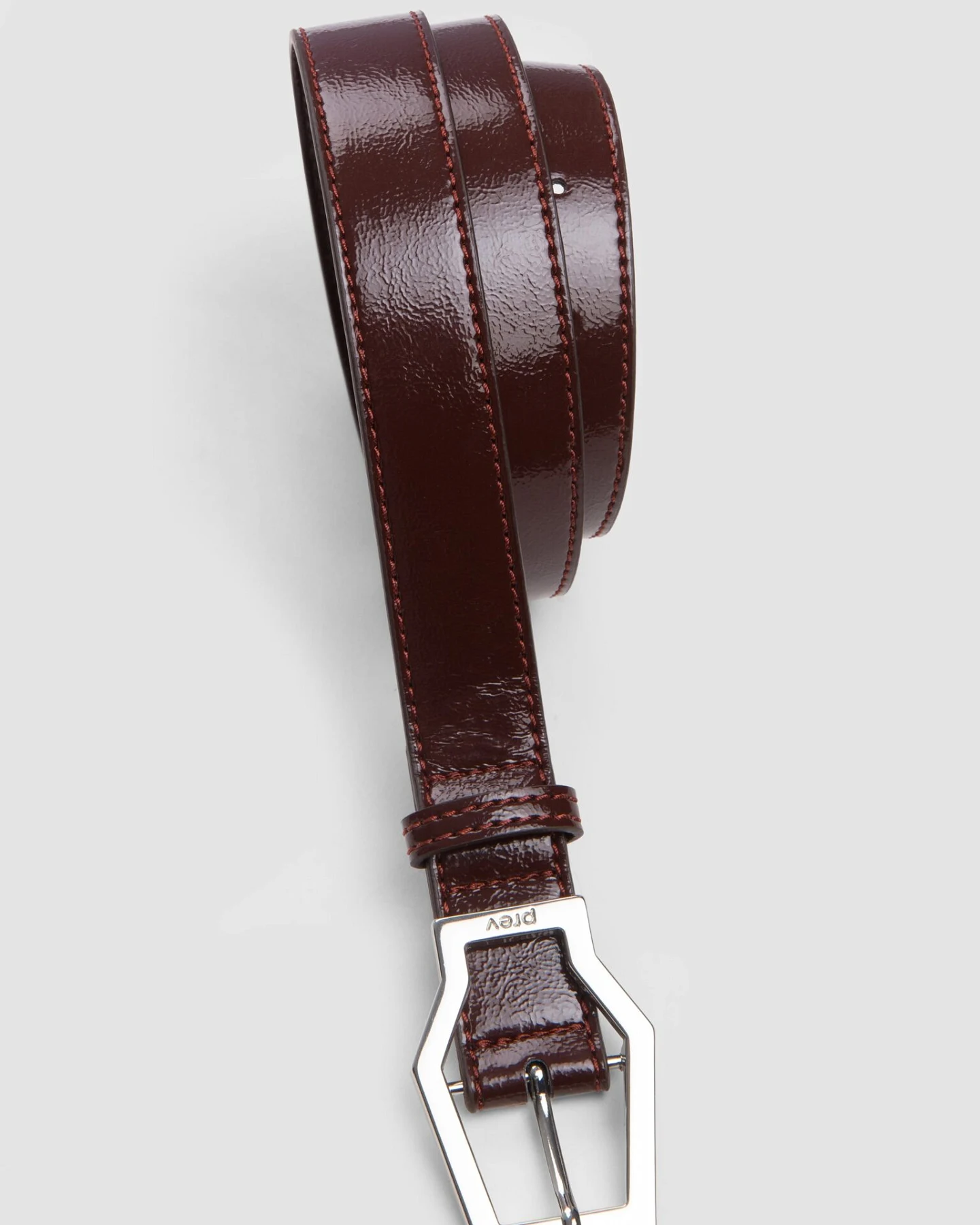 Prev Damen vegan Gürtel Karel Midi Deep Plum – Ansicht 2