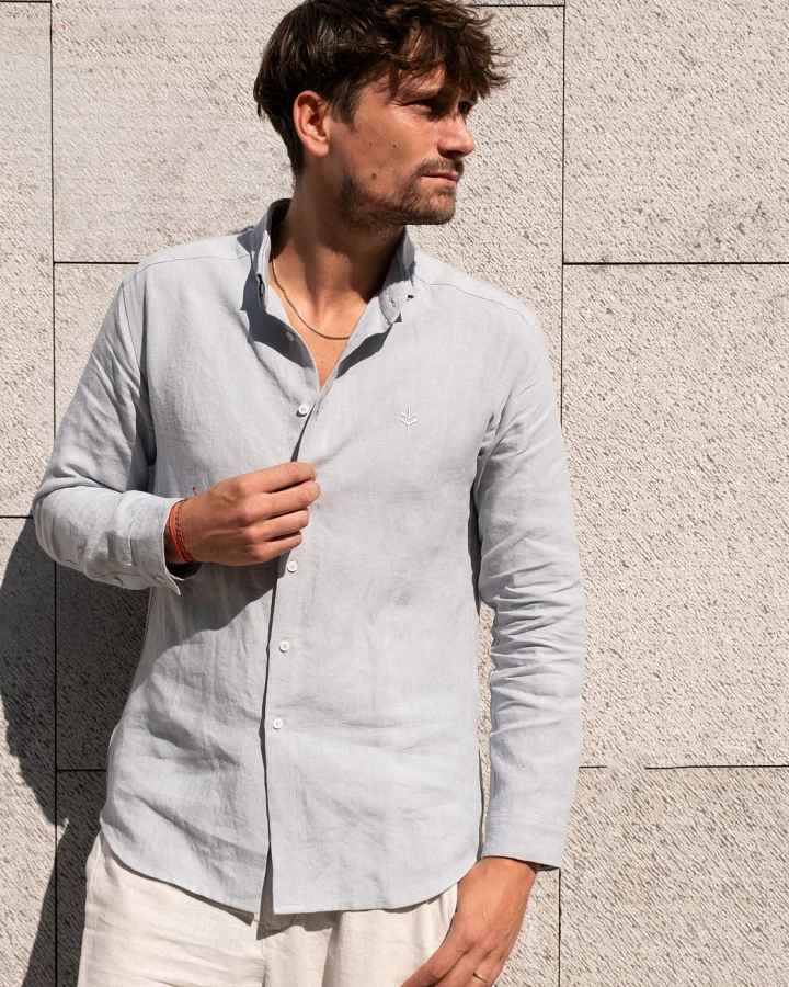 Lucid Collective Herren vegan Shirt Legacy Hellblau