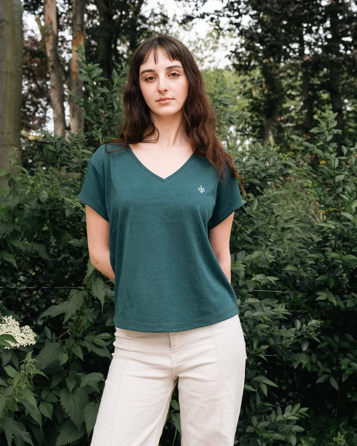 Lucid Collective Damen vegan T-Shirt Harmony Türkis