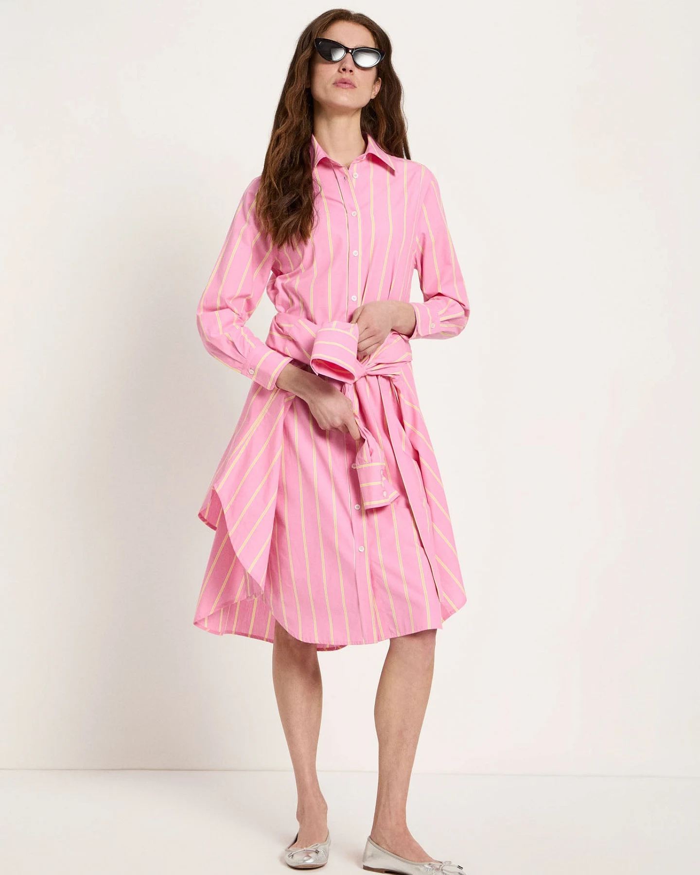 Streifen-Midikleid (GOTS) – Ansicht 6
