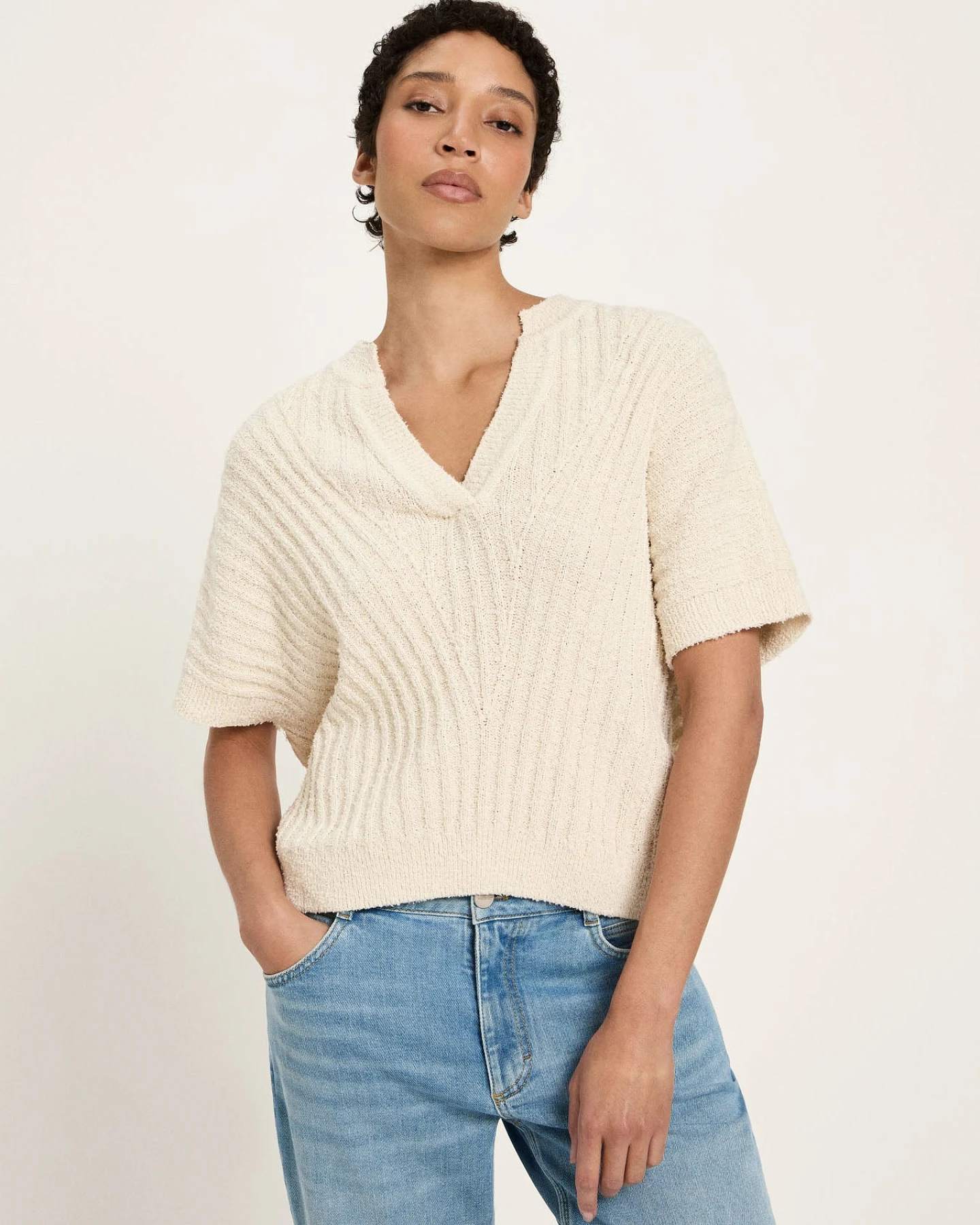 Bouclé Pullunder (GOTS) – Ansicht 3