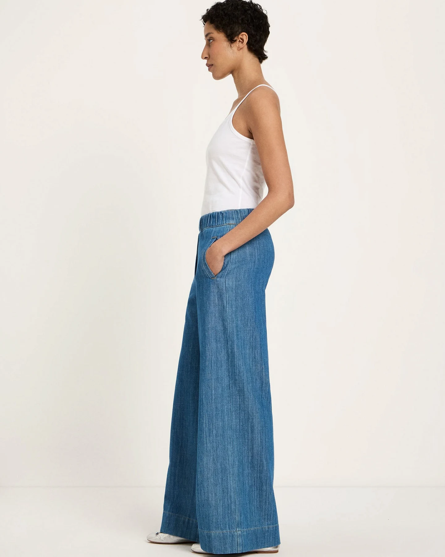 Jeans mit Gummibund (GOTS) – Ansicht 3