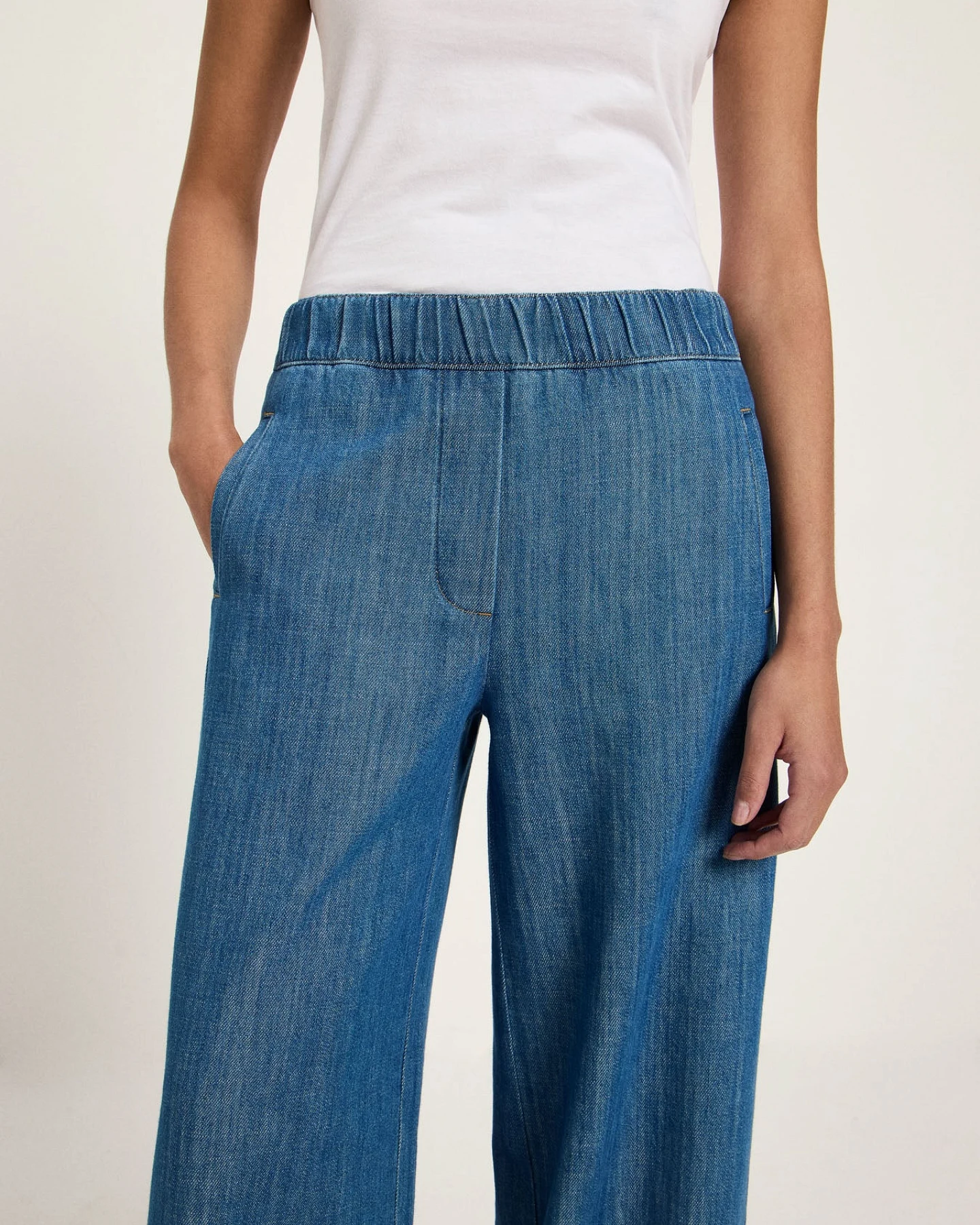 Jeans mit Gummibund (GOTS) – Ansicht 4