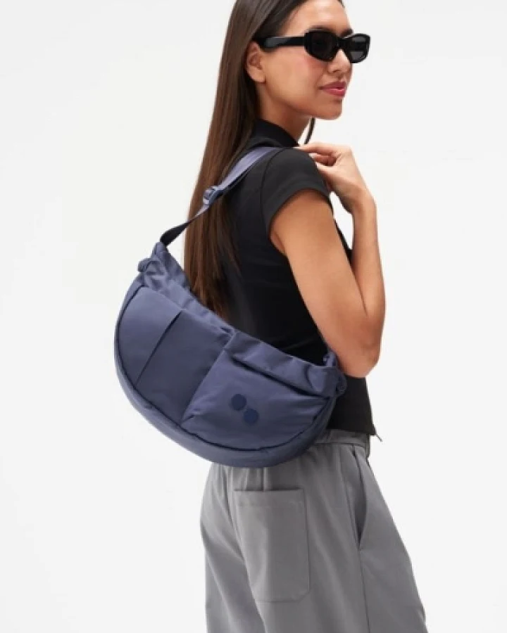 pinqponq Damen vegan Tasche Cross Body Krumm Medium Glazed Dusk