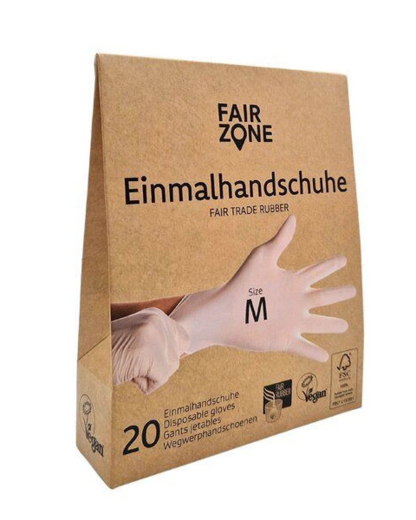 FAIR ZONE Einweghandschuhe Größe M – Ansicht 2
