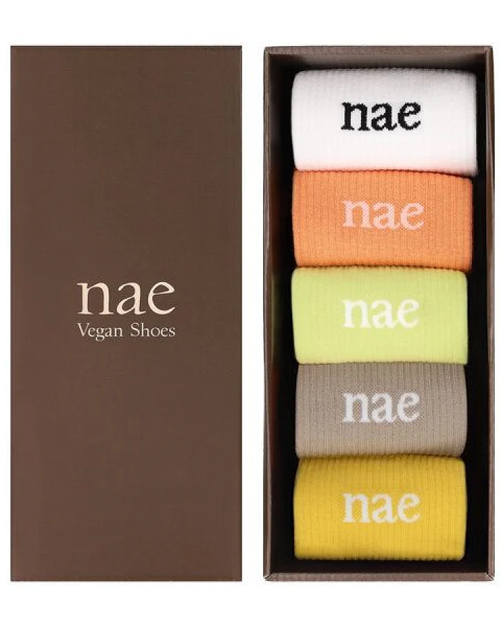 Nae Vegan Shoes NAE Animal Friendly Socks - Pack 5