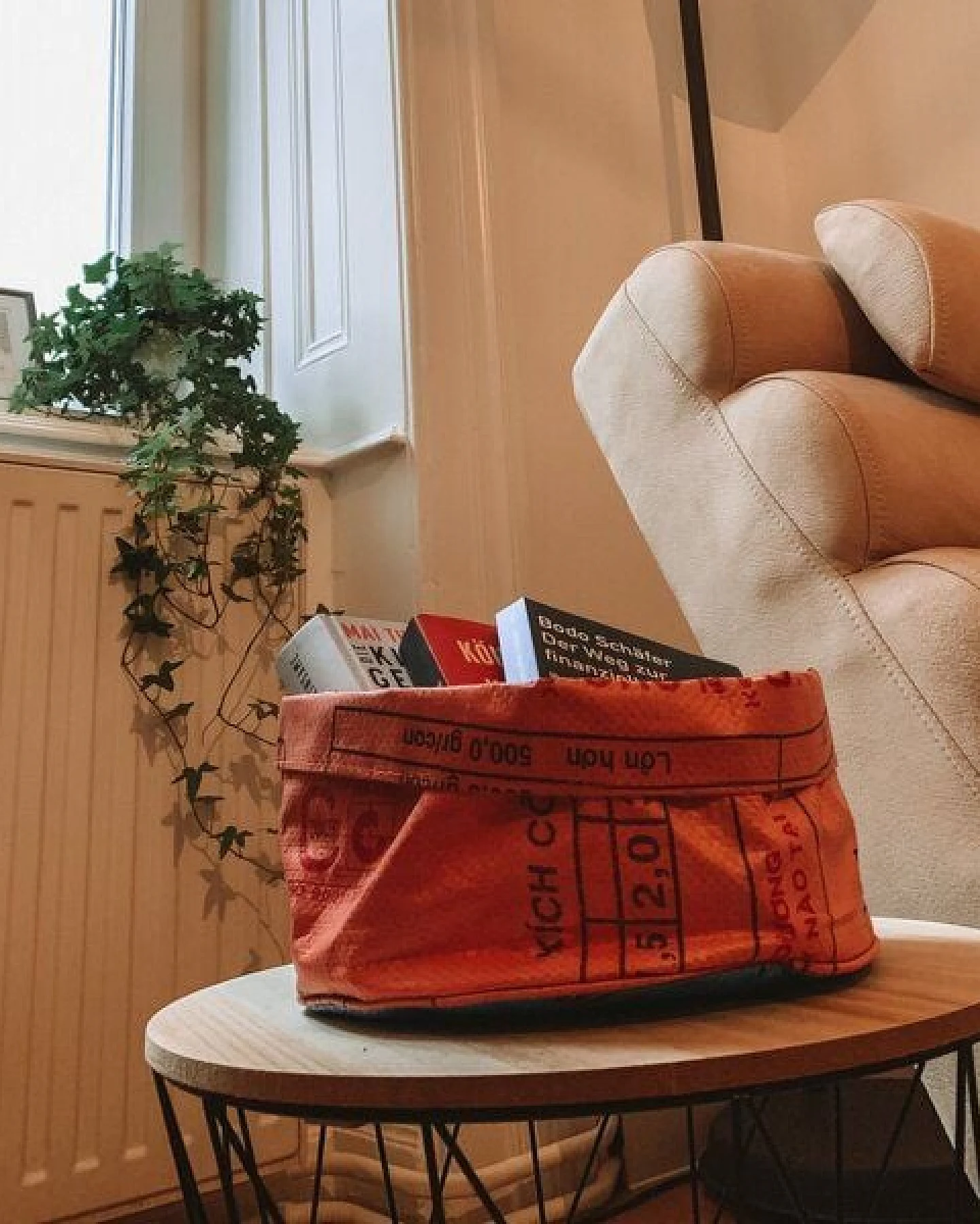 REFISHED fair fashion Aufbewahrung 'BASKET' - upcycelte Zement- und Fischfuttersäcke – Ansicht 4
