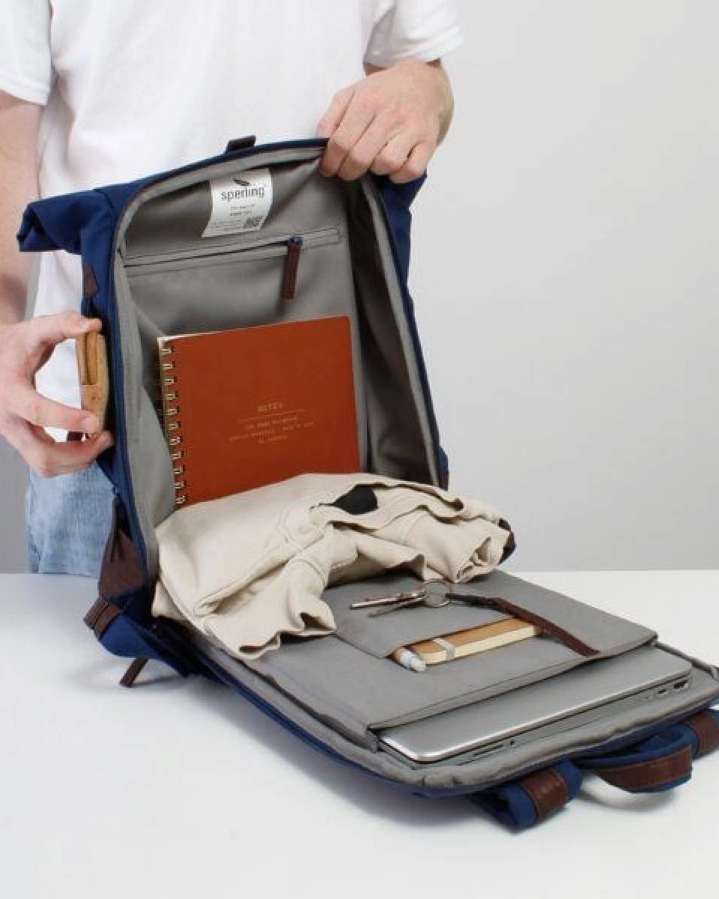 Sperling "Daily" Rucksack aus Kork und recyceltem PET – Ansicht 4