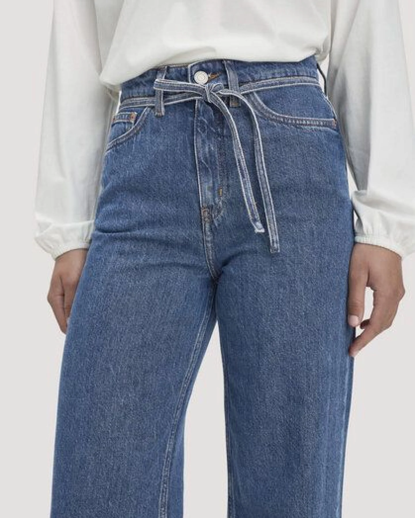 hessnatur Jeans ALVA Wide Leg Soft aus Bio-Baumwolle mit TENCEL Lyocell – Ansicht 2
