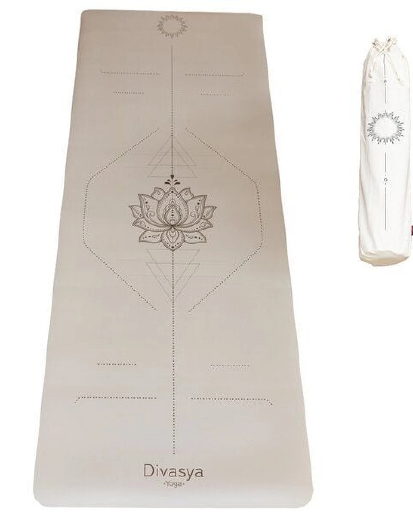 Divasya Yogamatte Naturkautschuk – Ansicht 3