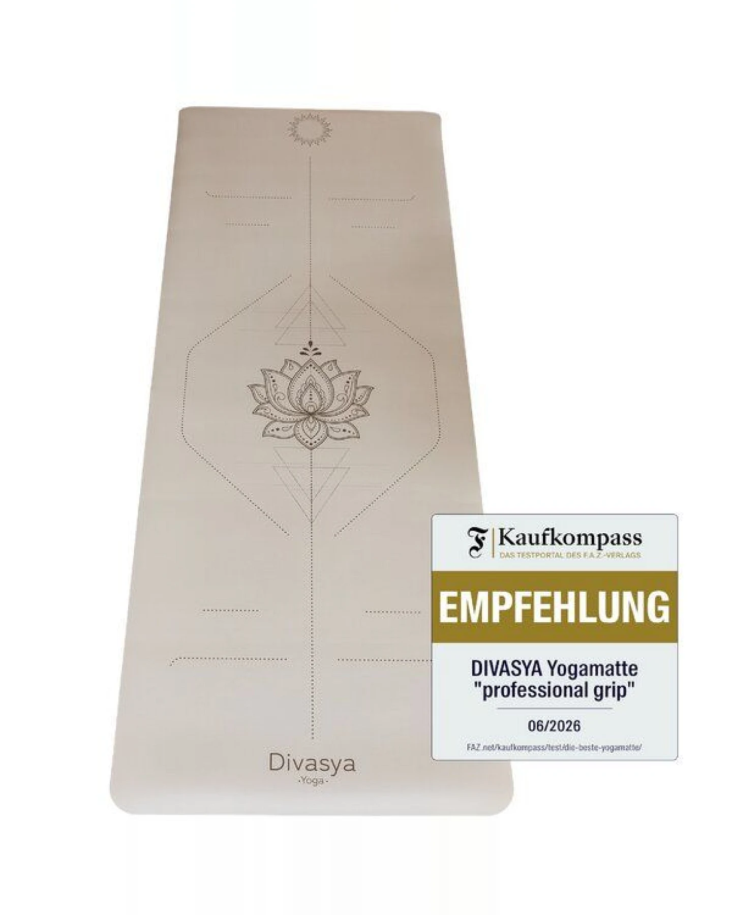 Divasya Yogamatte Naturkautschuk – Ansicht 3