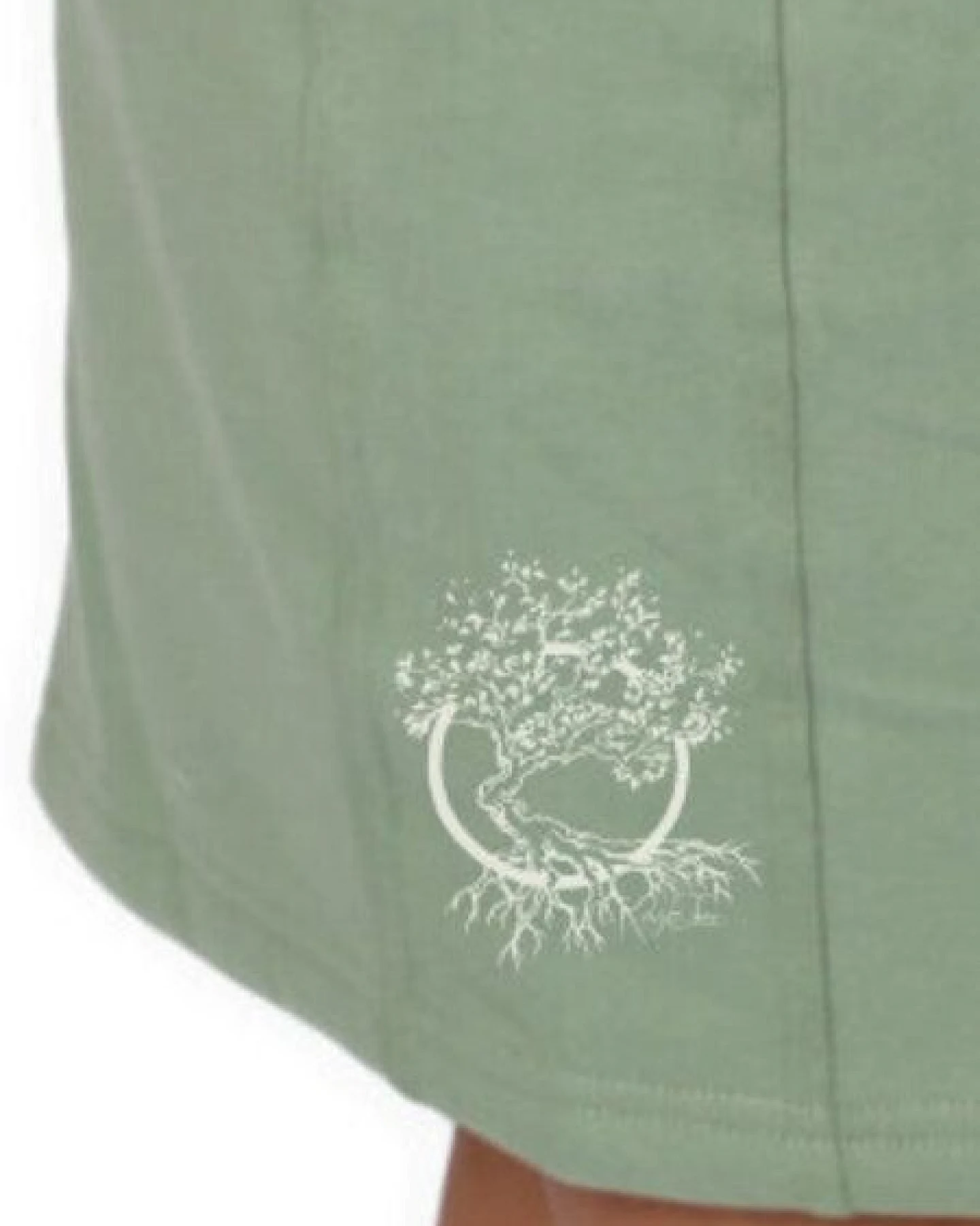 Life-Tree Organic Skirt Women Olive – Ansicht 3