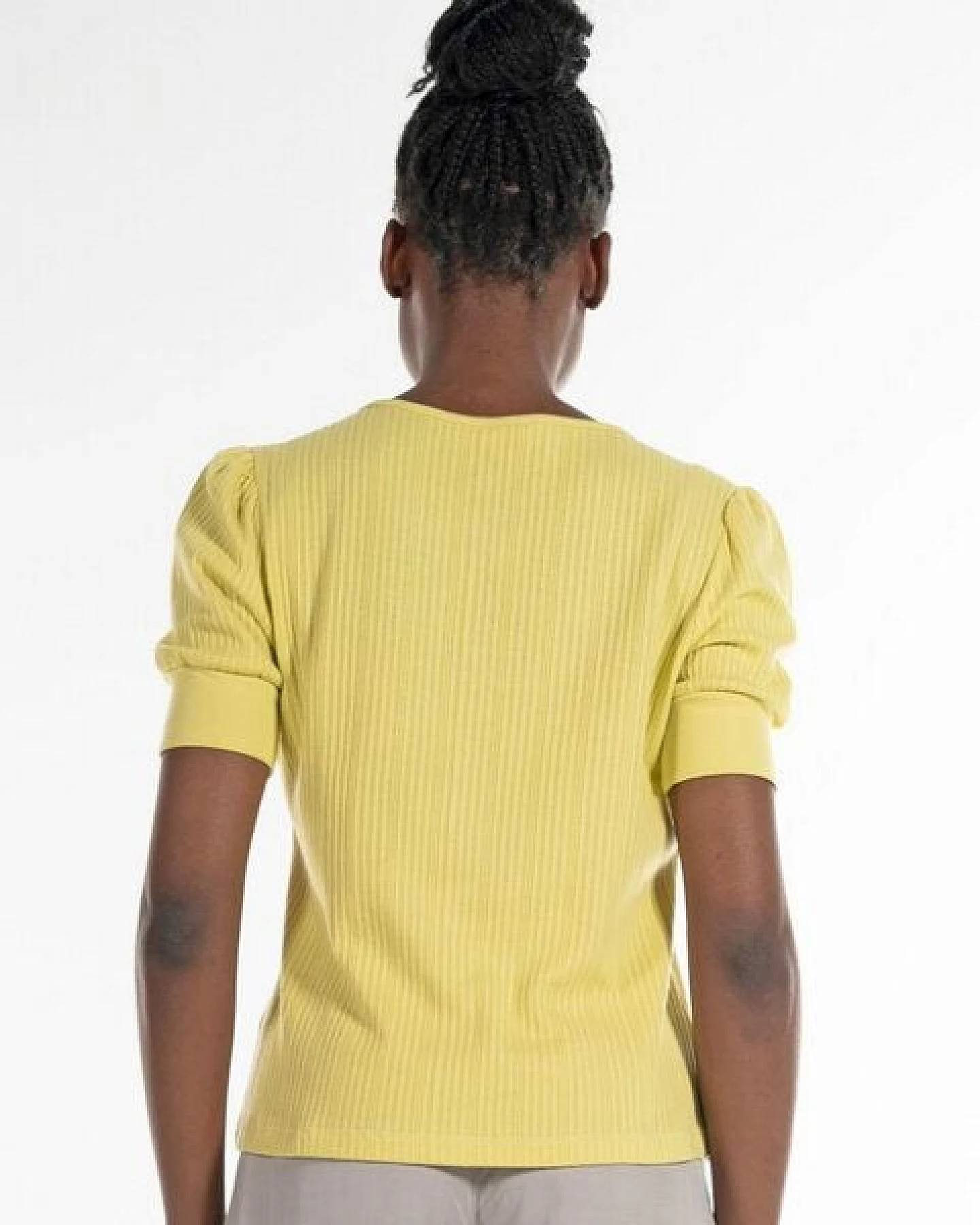 Alma & Lovis Blusenshirt aus feinem Rippen-Jersey – Ansicht 4