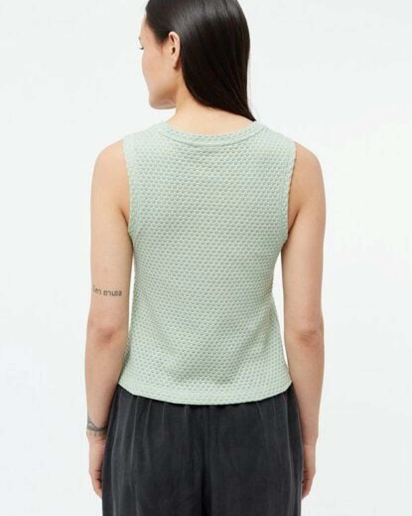 Givn Berlin Stricktop GBSHIRLEY cropped aus Bio-Baumwolle im Jacquard Muster – Ansicht 4