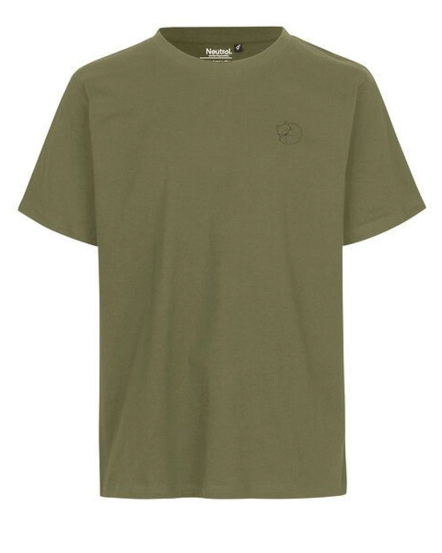 HANDGEDRUCKT "Schlummerfuchs" Unisex T-Shirt aus reiner Baumwolle (kbA) – Ansicht 3