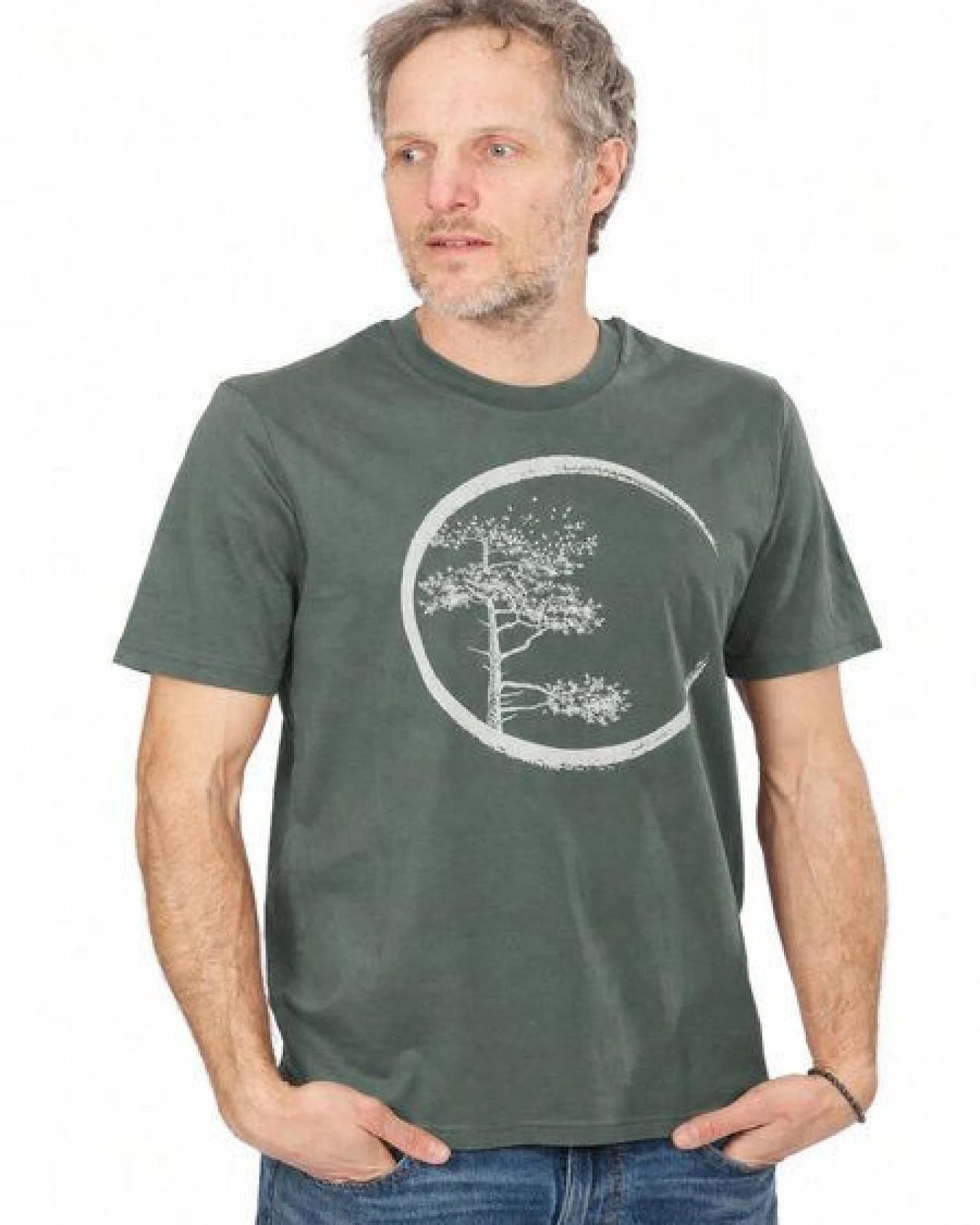 Life-Tree Organic Fairwear Shirt Men Fairwear Organic Stone Circle – Ansicht 4