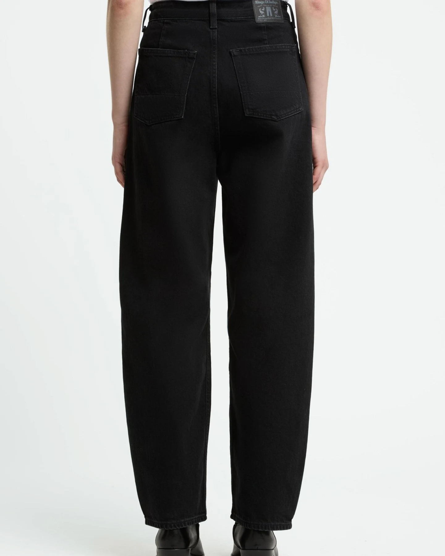 Jeans Leila Cropped Holo Black Used – Ansicht 5