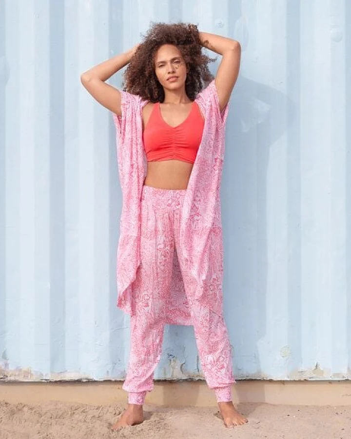 Jaya LOUISE - Damen - leichter Sommercardigan für Yoga und Freizeit