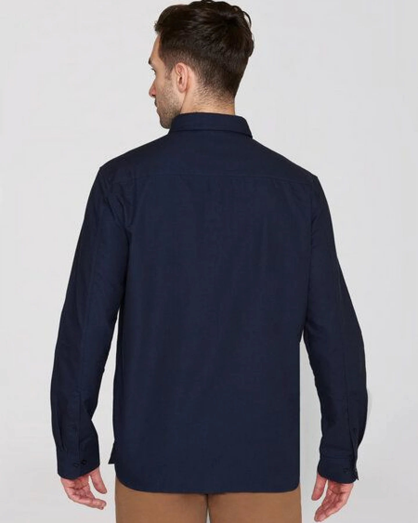KnowledgeCotton Apparel Oxford Hemd - HARALD small owl oxford regular fit shirt - aus Bio-Baumwolle – Ansicht 4