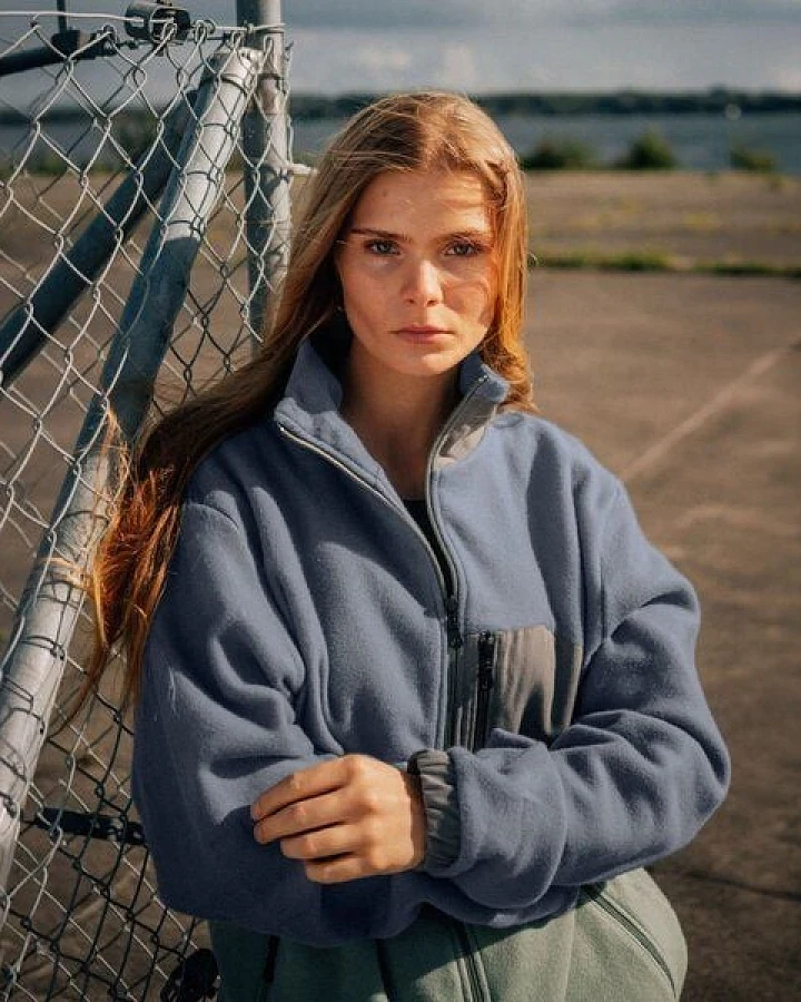 NOORLYS Baumwoll-Fleece-Jacke MÖÖK