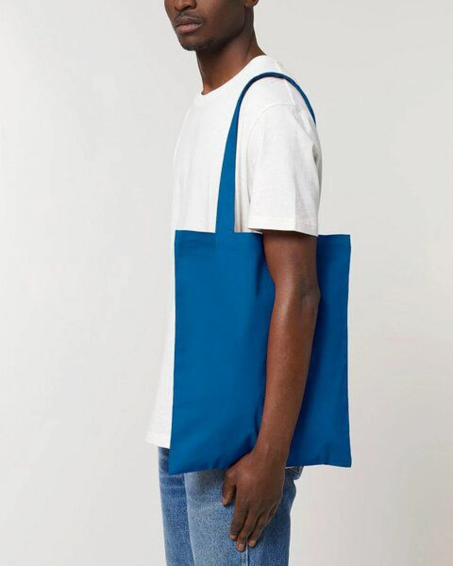 YTWOO Leichter Jutebeutel aus 100% Bio Baumwolle, Einkaufstasche, Shopping Bag, Tragetasche – Ansicht 2