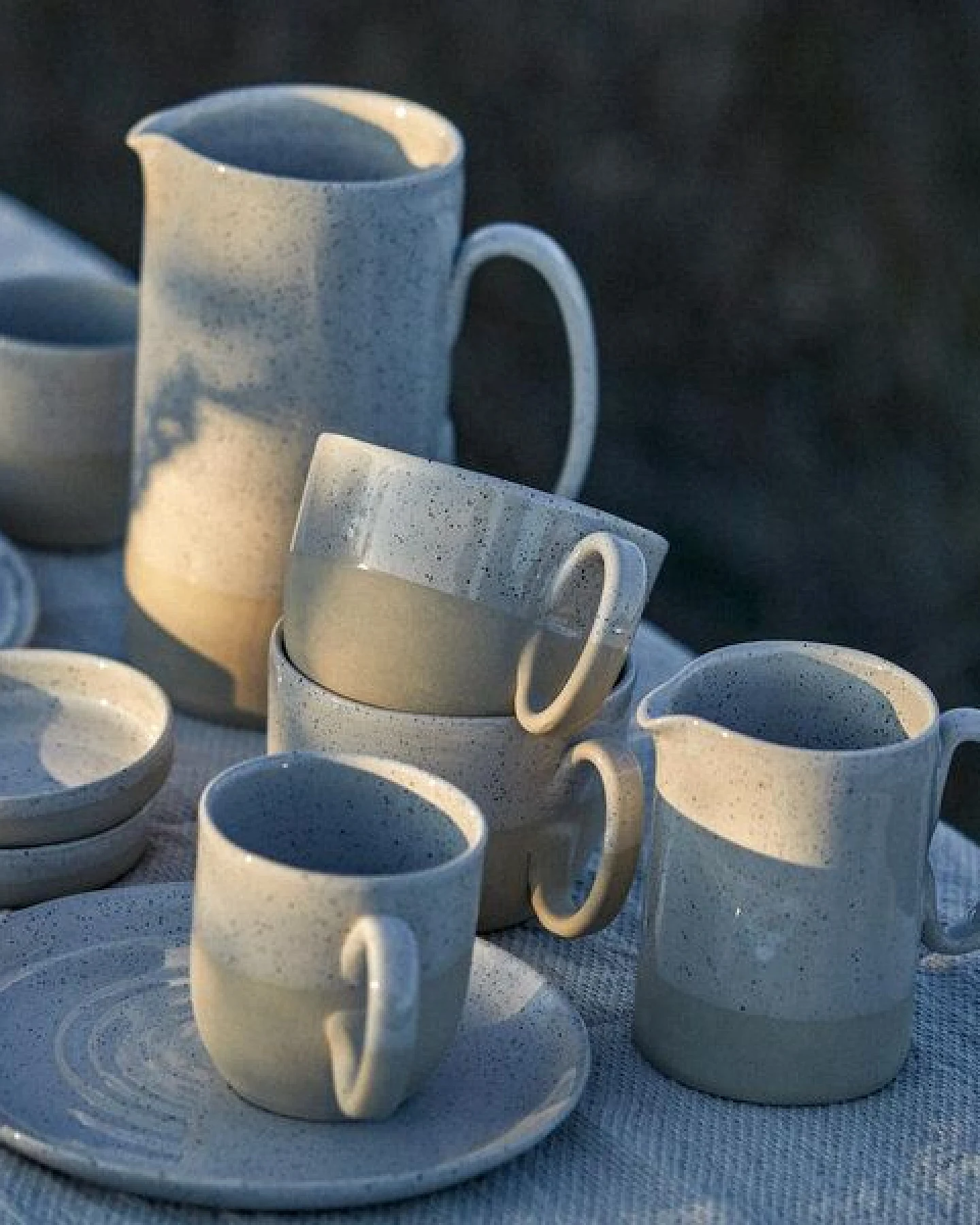 onomao Handgemachte Große Tasse aus Steinzeug – Ansicht 3