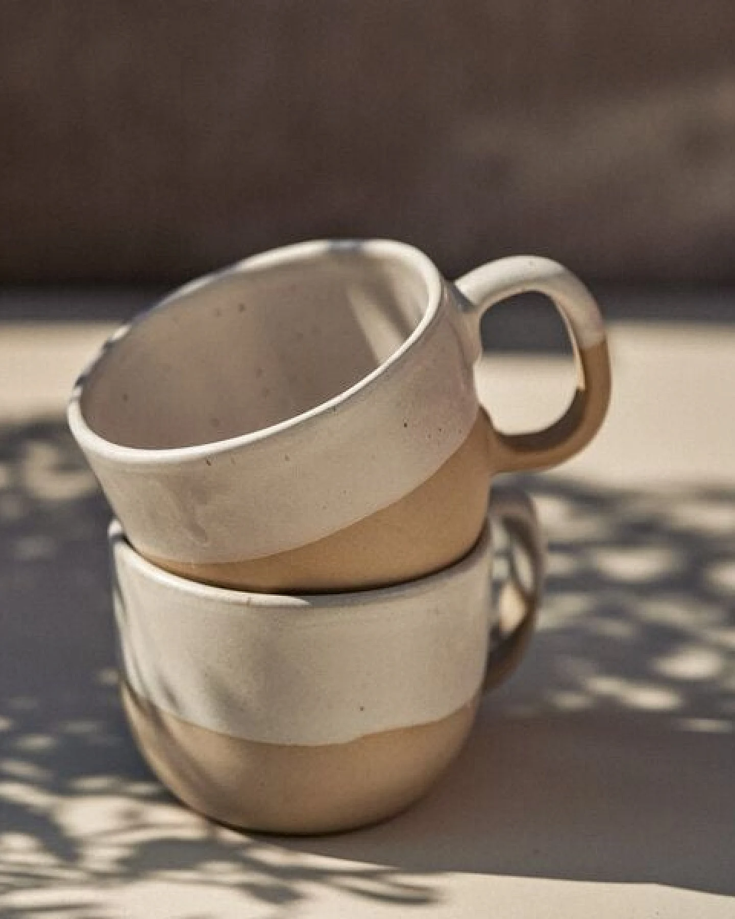 onomao Handgemachte Große Tasse aus Steinzeug – Ansicht 3