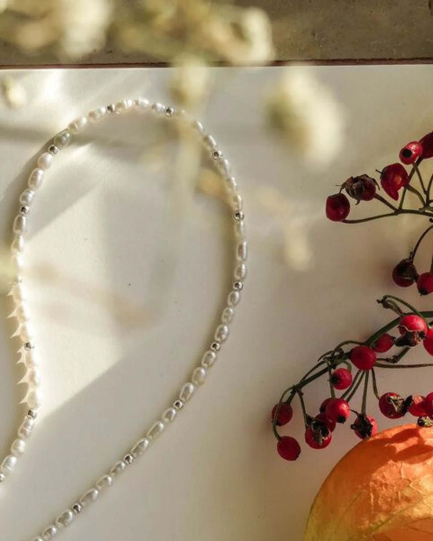 pakilia Perlen Kette Fair-Trade und handmade – Ansicht 3