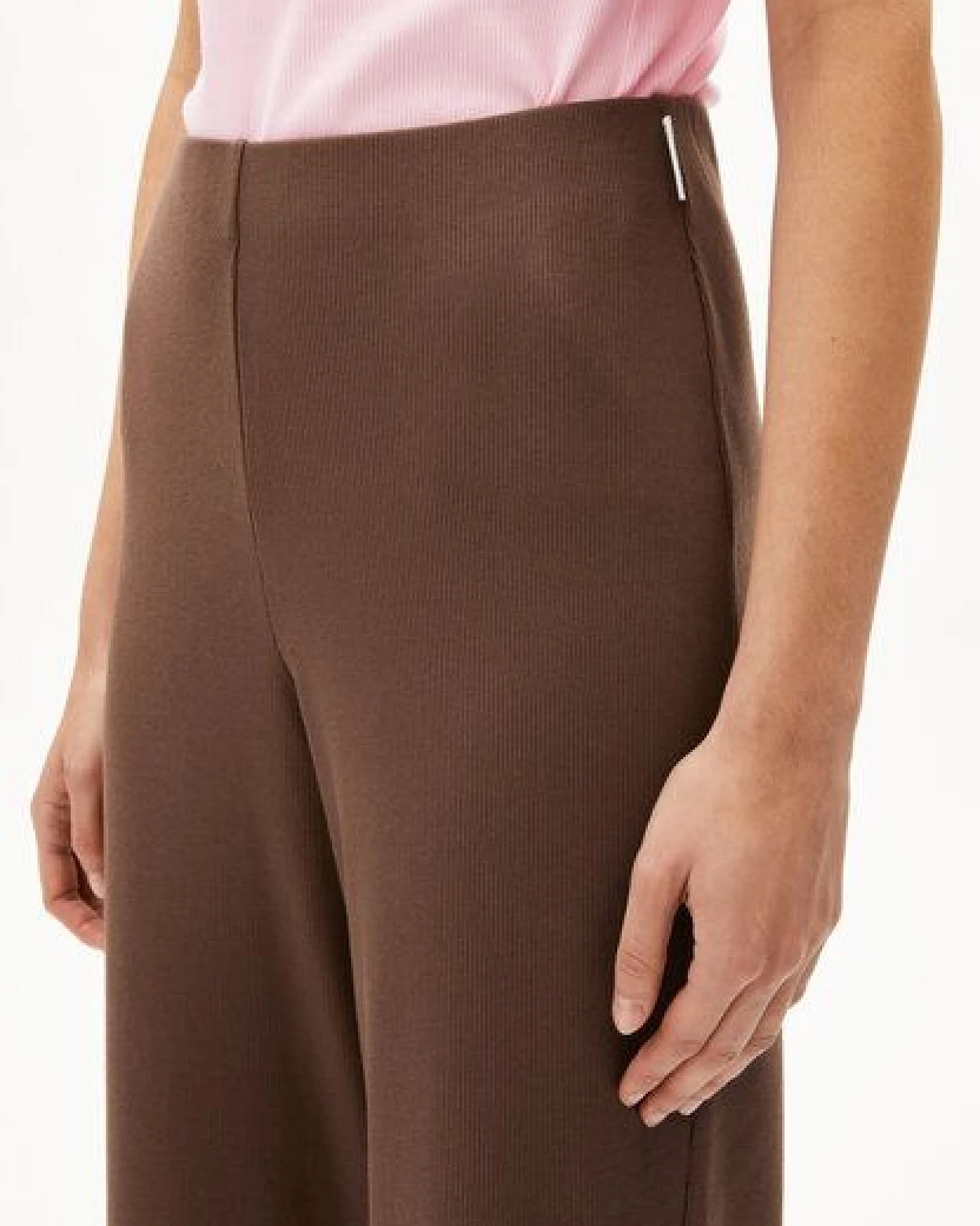 ARMEDANGELS NIANAA RIB Damen Ripp-Jerseyhose aus Bio-Baumwoll Mix – Ansicht 3