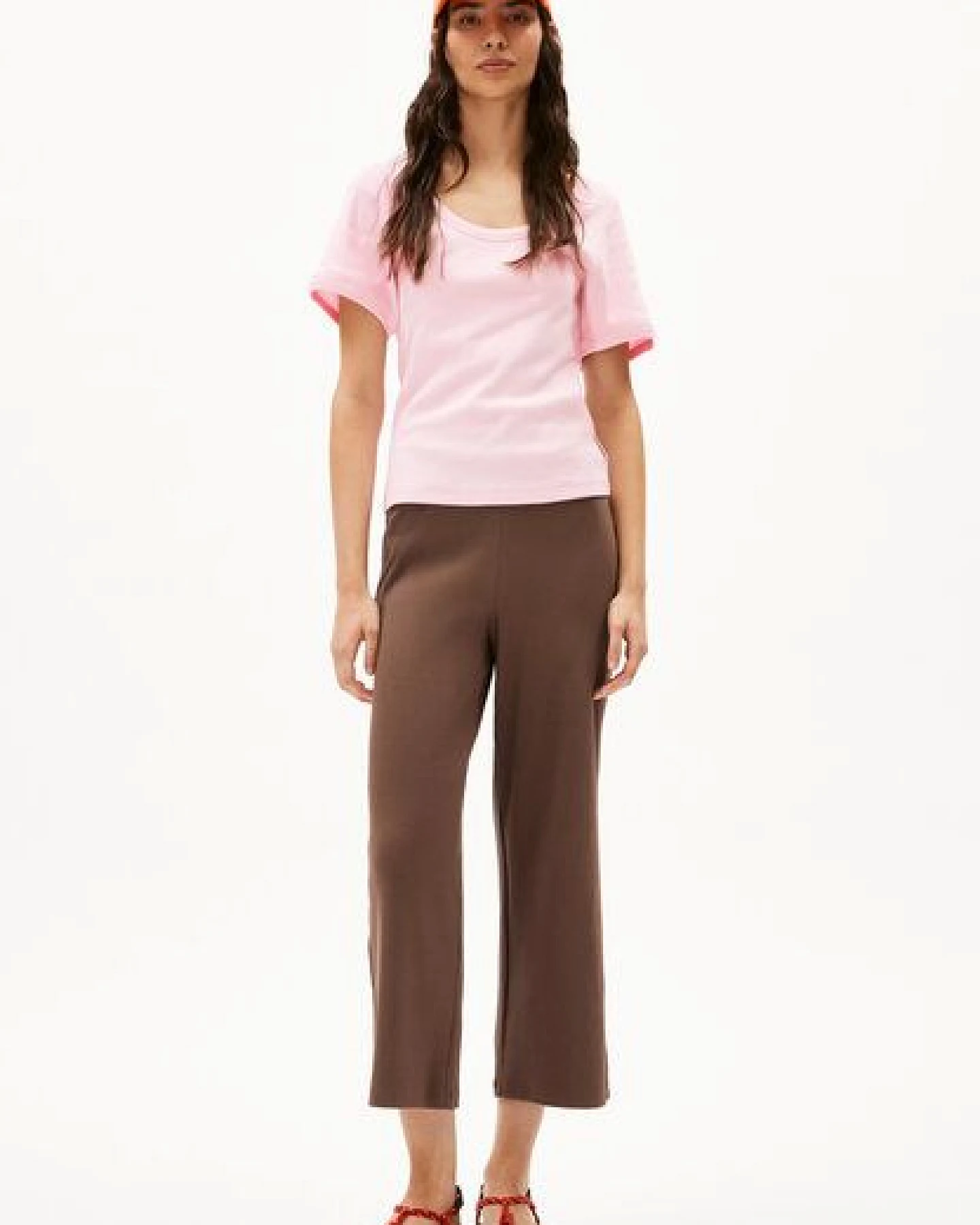 ARMEDANGELS NIANAA RIB Damen Ripp-Jerseyhose aus Bio-Baumwoll Mix – Ansicht 4