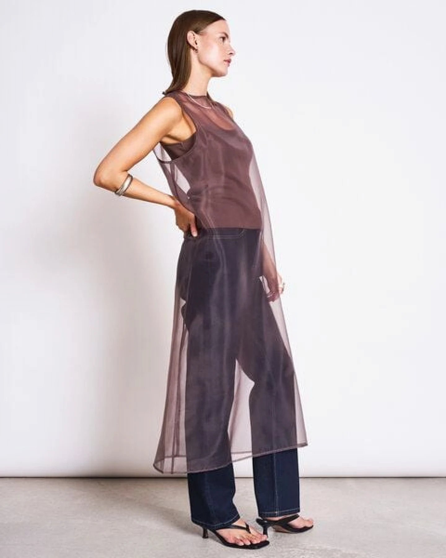 JAN N JUNE Midikleid SESELI aus Organza – Ansicht 3
