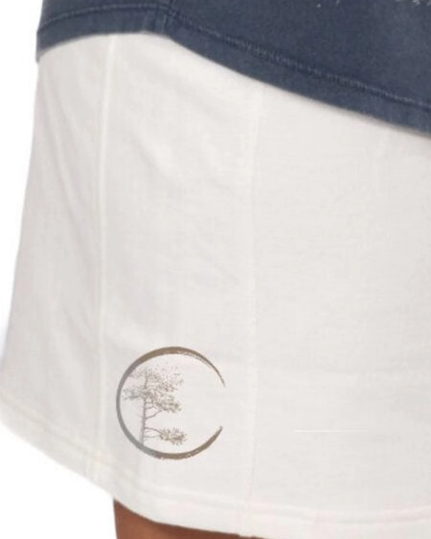 Life-Tree Sweat Rock aus Biobaumwolle mit Logo - Motiv "Circle" Damen in Bambus Grün / Natural White – Ansicht 3