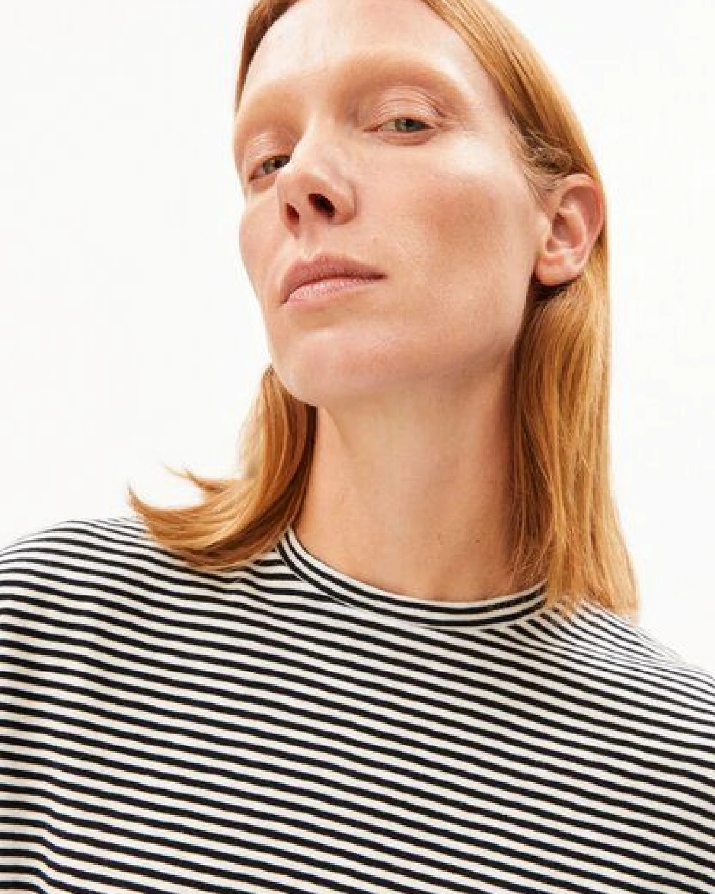 ARMEDANGELS SLUB JERSEY STRIPE Damen T-Shirt aus Bio-Baumwolle – Ansicht 3