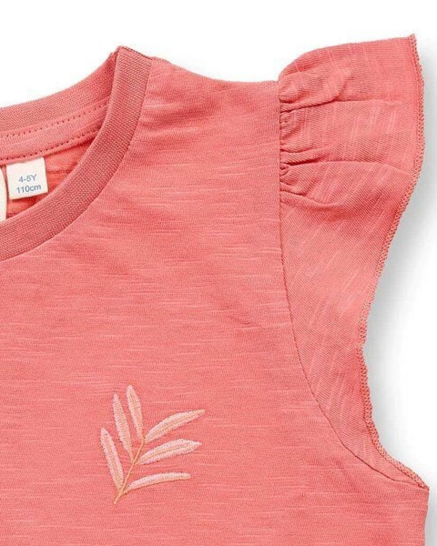 Sense Organics T-Shirt mit Blatt-Motiv für Mädchen, Modell NANA – Ansicht 3