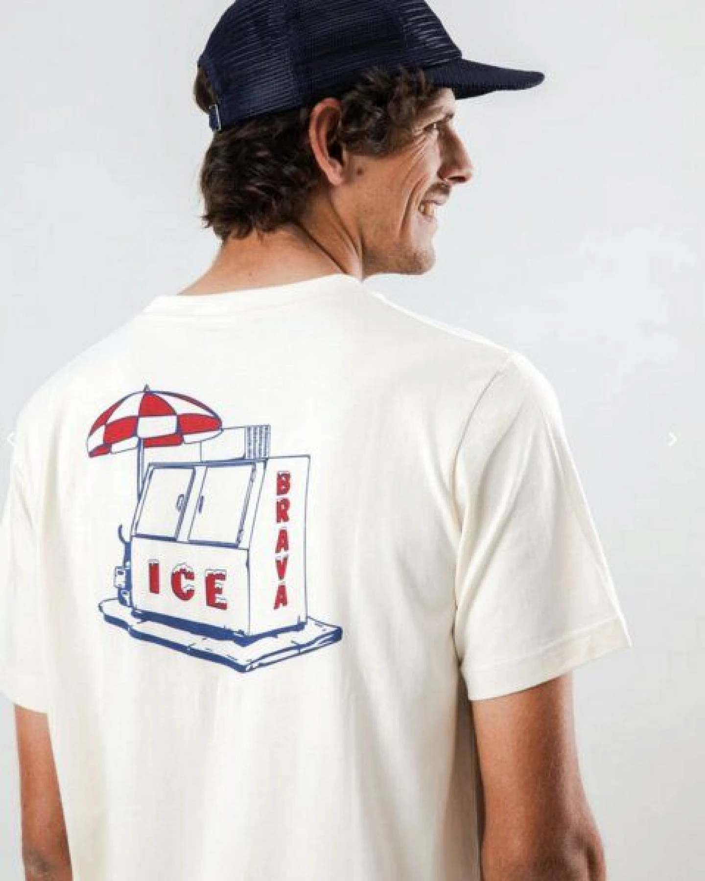 Brava Fabrics Ice Brava T-shirt Ecru – Ansicht 2