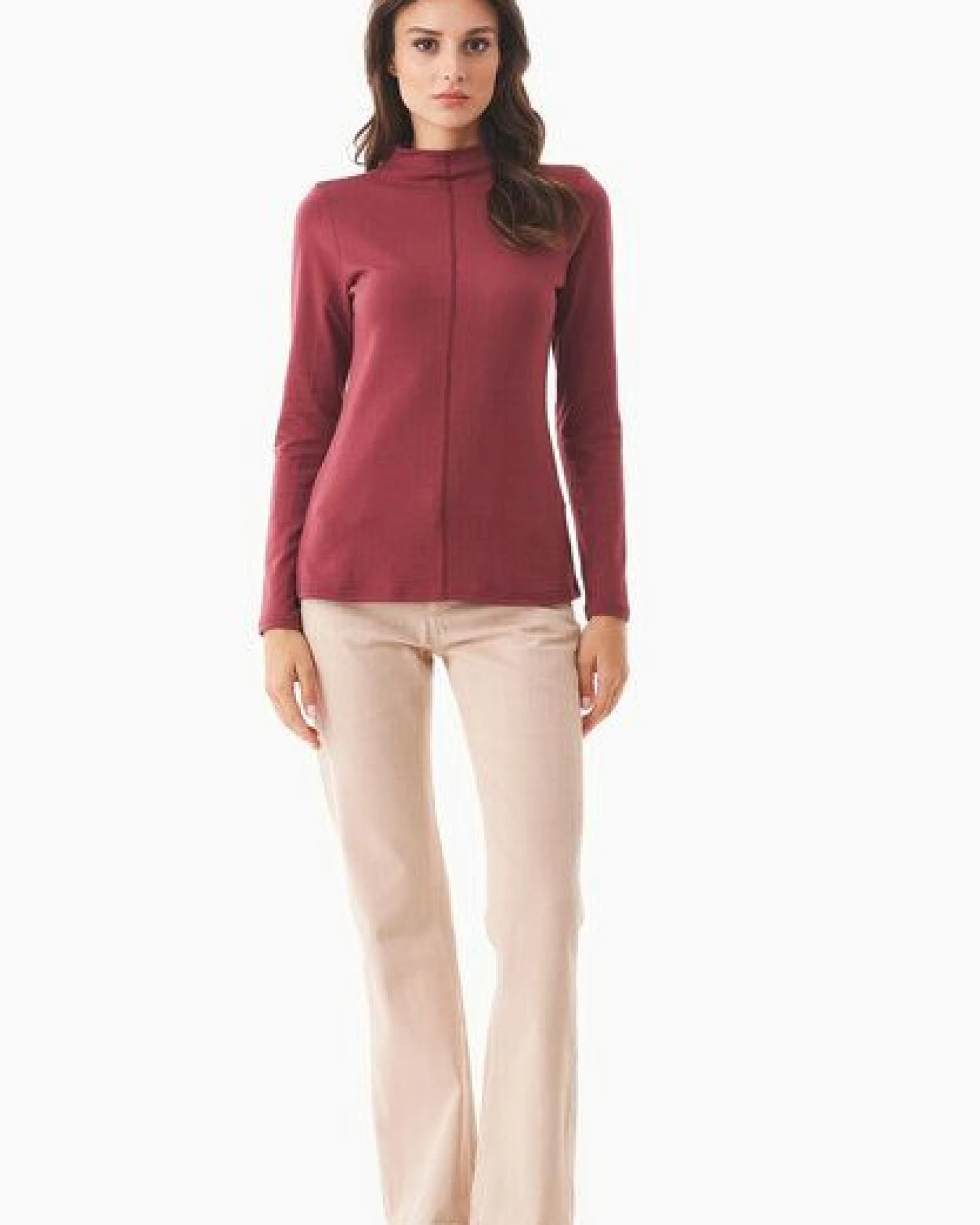 ORGANICATION Langarmshirt aus Bio-Baumwolle und TENCEL Modal – Ansicht 2