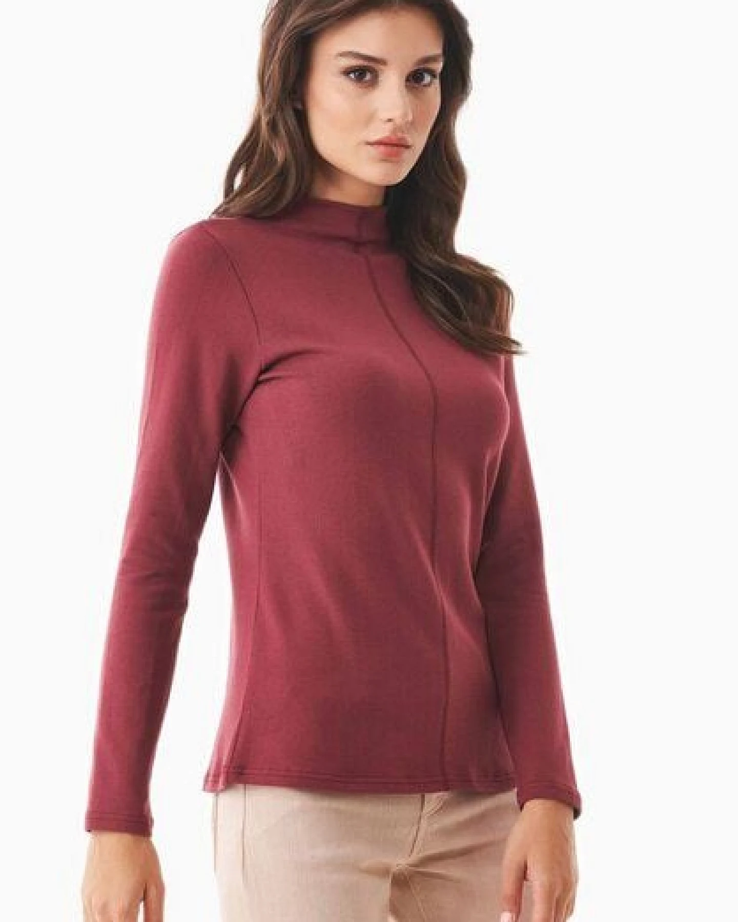 ORGANICATION Langarmshirt aus Bio-Baumwolle und TENCEL Modal – Ansicht 3
