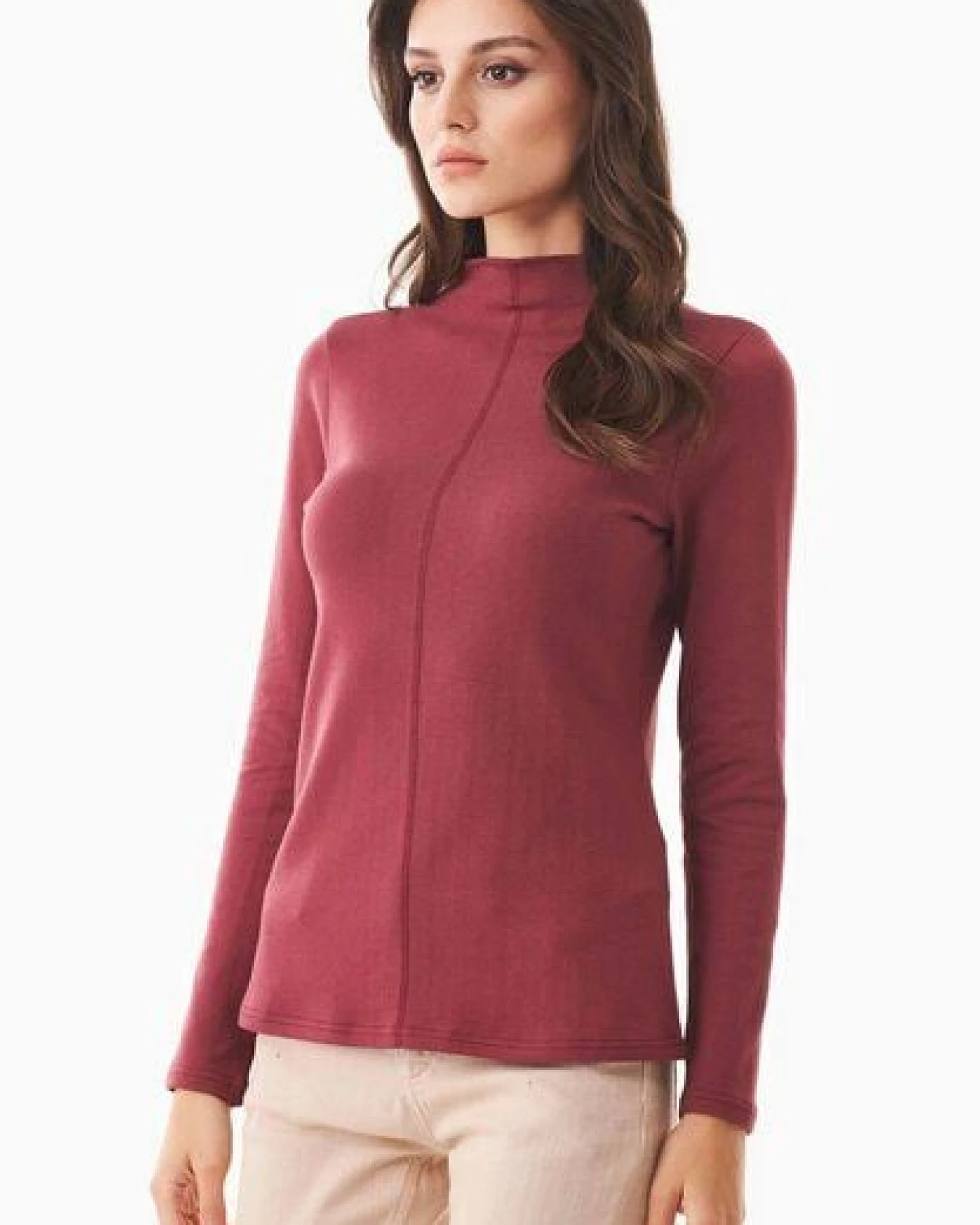 ORGANICATION Langarmshirt aus Bio-Baumwolle und TENCEL Modal – Ansicht 4