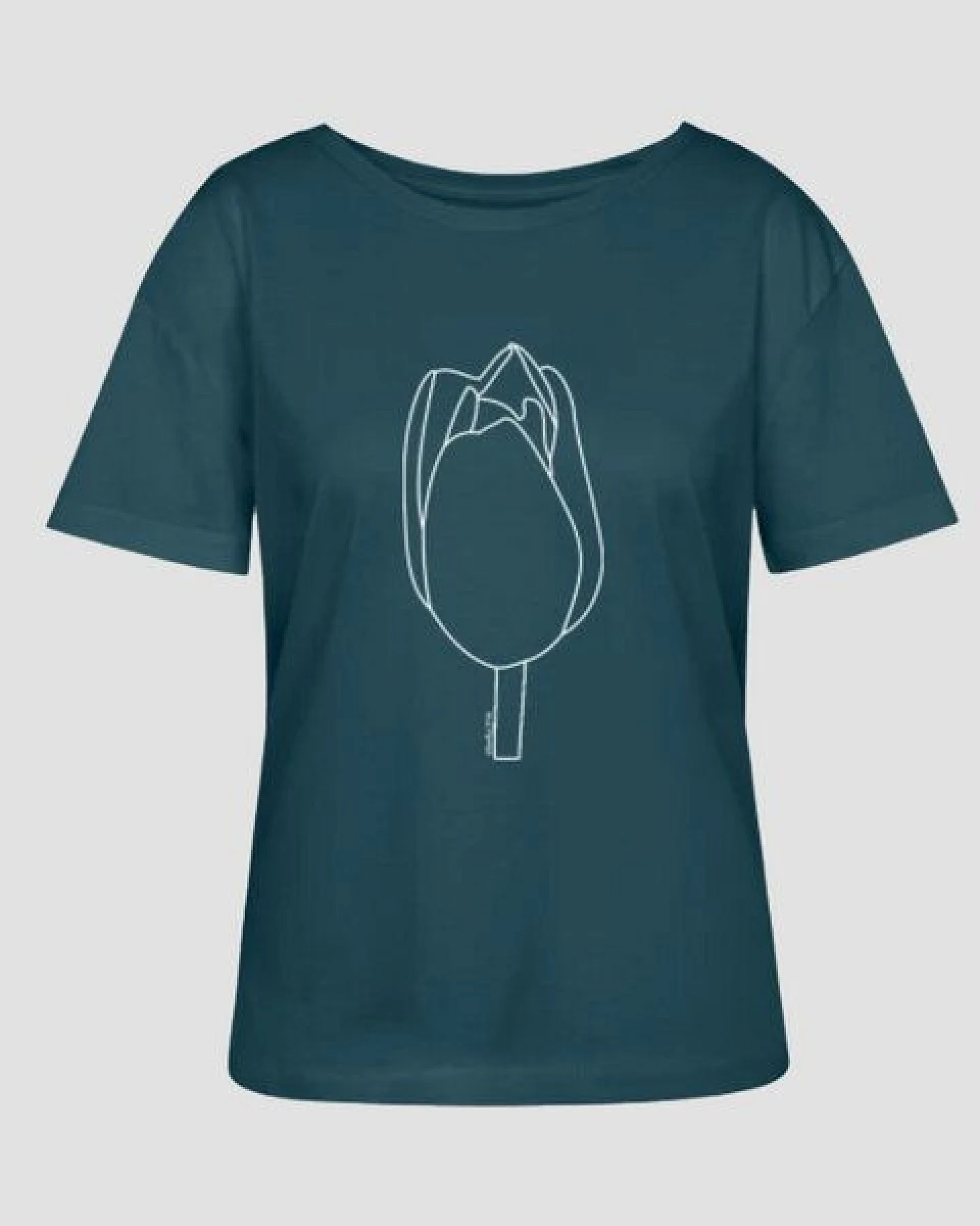 bellaLEYK T-Shirt „See Flowers“ – Bio-Baumwoll-Shirt mit Tulpenprint – Ansicht 4