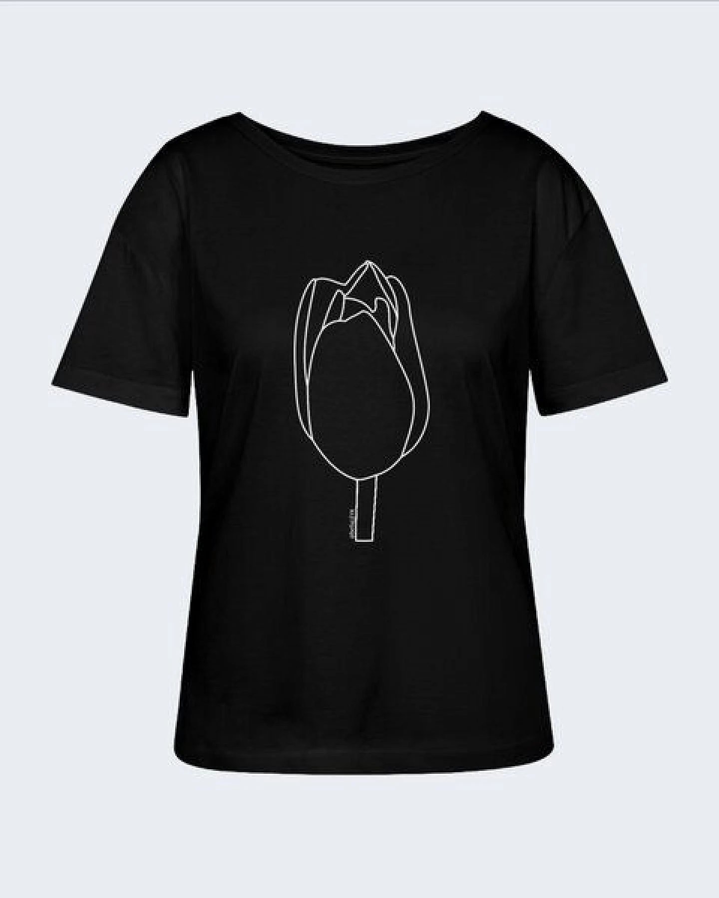 bellaLEYK T-Shirt „See Flowers“ – Bio-Baumwoll-Shirt mit Tulpenprint – Ansicht 4